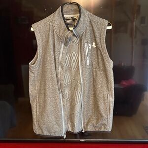 Under Armour Heather Gray Geometric Vest
